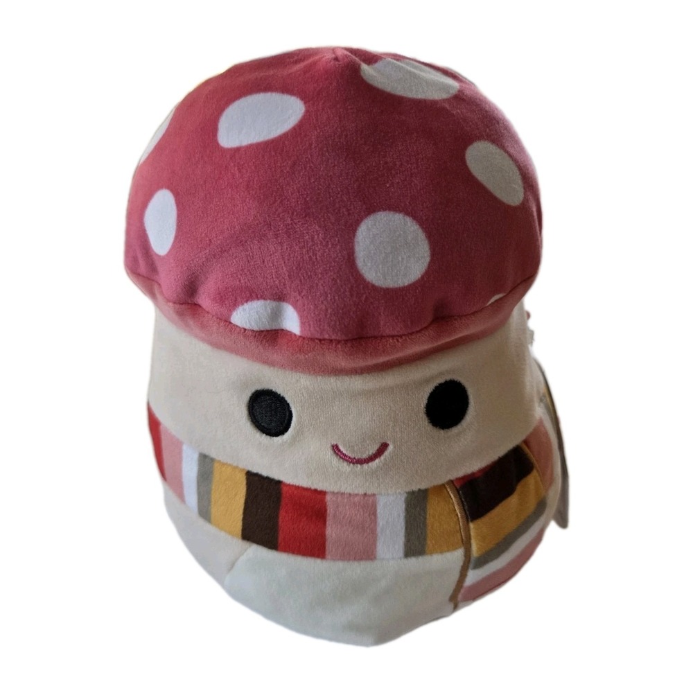 Squishmallows 8" Malcolm the Mushroom with Scarf NEW